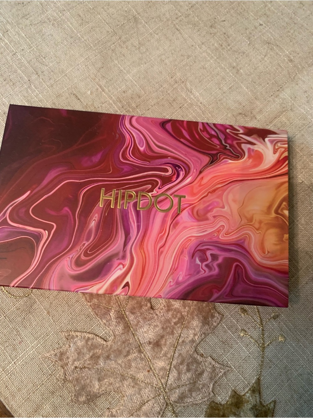 HipDot Pink Swirl Eyeshadow Palette